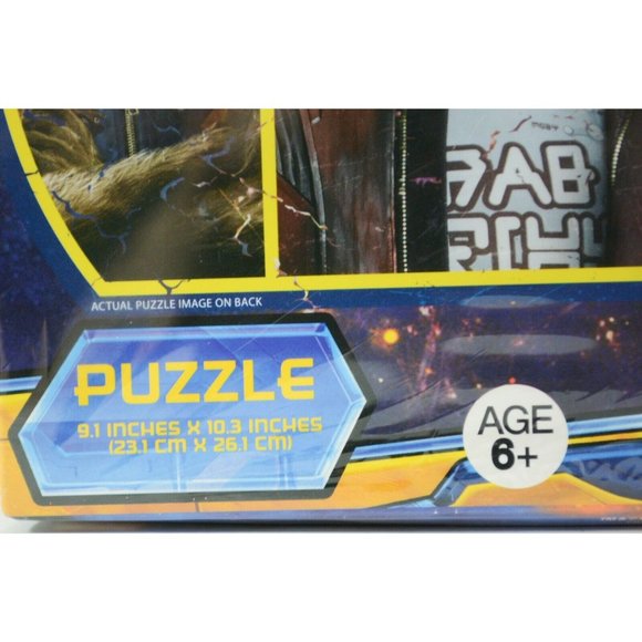 6 Puzzle Party Pack 100 Pcs Marvel Guardians Of Galaxy Spider Man Despicable Me - Picture 3 of 7